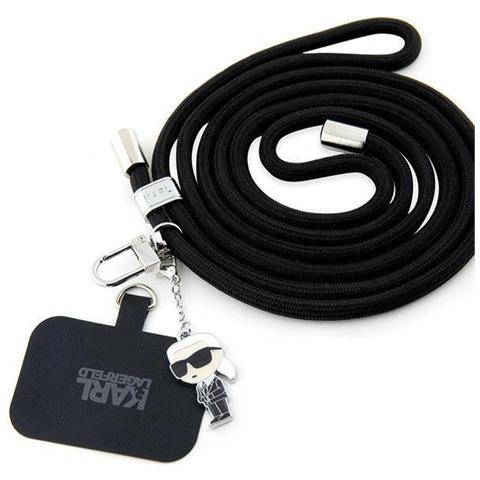 Laccio Da Collo 150cm Universale Con Spilli Ikonik Ultra Resistente, Nero - Foto 5