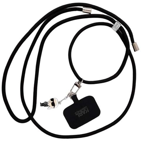 Laccio Da Collo 150cm Universale Con Spilli Ikonik Ultra Resistente, Nero - Foto 4