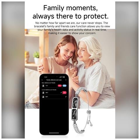 K20 Smart Fitness Tracker Braccialetto Con Monitoraggio Della Salute - Compatibile Con Smartphone White - Foto 7