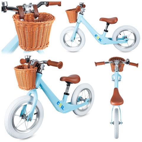 Bicicletta equilibrio in magnesio con cestino, blu - Foto 4