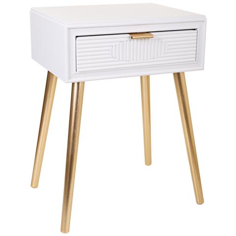 Tavolo In Legno Bianco 47x39x67h - Foto 1