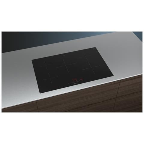 iQ100 EH801HVB1E piano cottura Nero Da incasso 80 cm Piano cottura a induzione 5 Fornello (i) - Foto 3