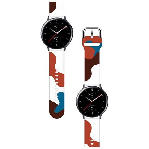 Cinturino Moro Per Samsung Galaxy Watch 42 Mm Cinturino In Silicone Camo (8) - Foto 2