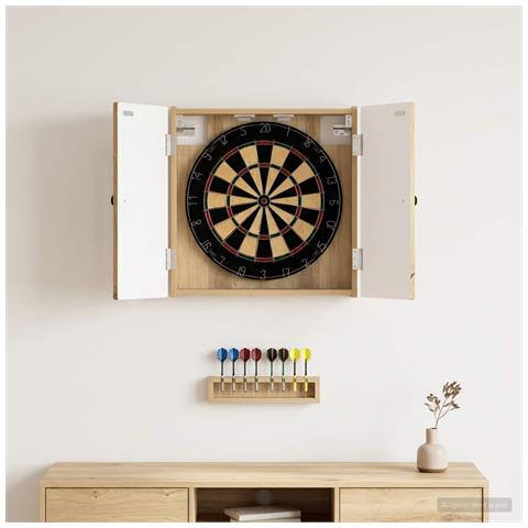 Armadio per Dartboard BREDA Rovere Artigianale - Foto 2