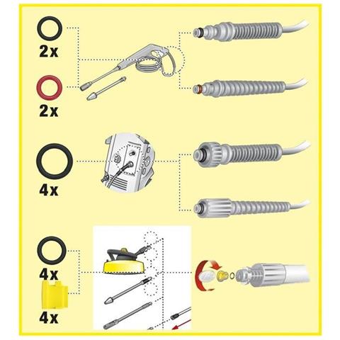 Set O-Ring Attaco Accessori Idro - Foto 3