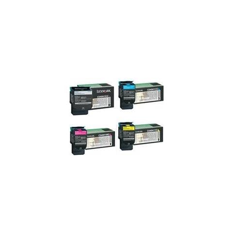 TONER RIGENERATO -  540H Ciano Per Lexmark C540 N, 543 Dn, 544 N, 544 Dn, 544 Dtn C540H1Cg 2.000 Pagine - Foto 1