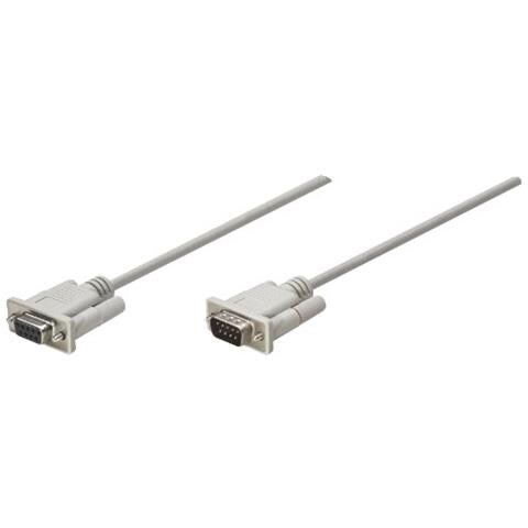 31249, 25-pin Sub D, 9-pin Sub D, Maschio / femmina, Beige - Foto 1