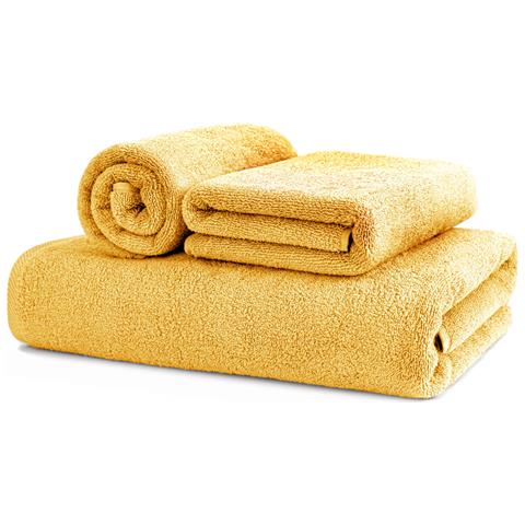 Asciugamani Salvietta Bagno In Morbida Spugna Modello Sophie Colore Gold Telo Gold - Foto 15