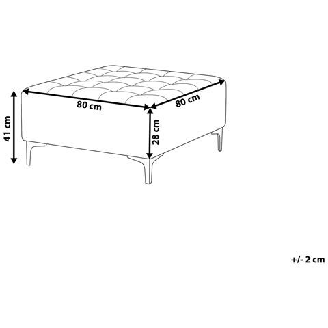 Ottomano In Velluto Verde Smeraldo Aberdeen - Foto 20