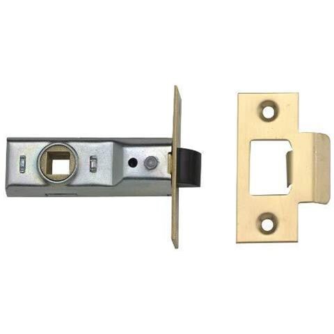 P-m888-pb-64 Tubular Mortasare Latch Visi Pack Per Porte Interne Finitura Ottone 25 Pollici 64 Millimetri - Foto 1