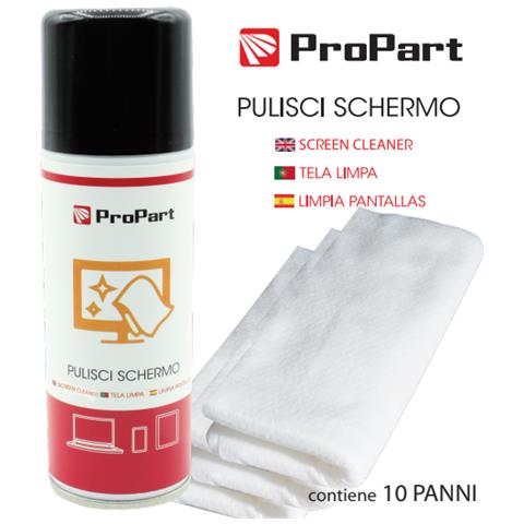 Kit Pulizia Monitor Con 10 Panni - Foto 1