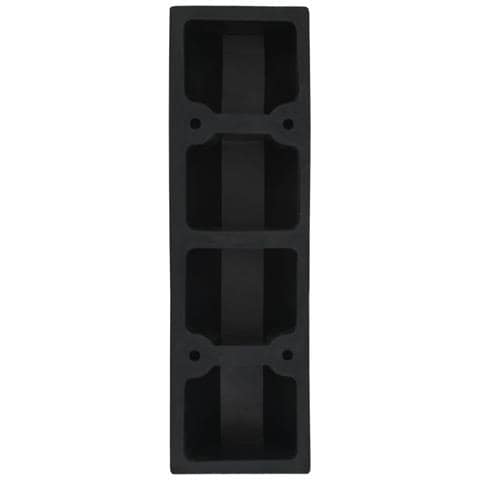 Delimitatori di Parcheggio 2 pz in Gomma 49x15x9 cm - Foto 2