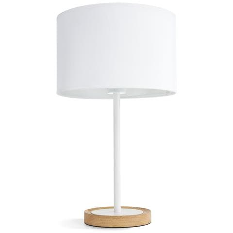 3601738E7 lampada da tavolo Bianco, Legno E27 - Foto 1