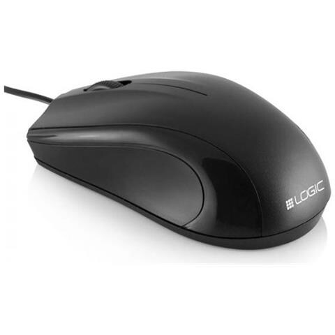 Lm-12 Mouse Usb Ottico 1000 Dpi Ambidestro Nero - Foto 3