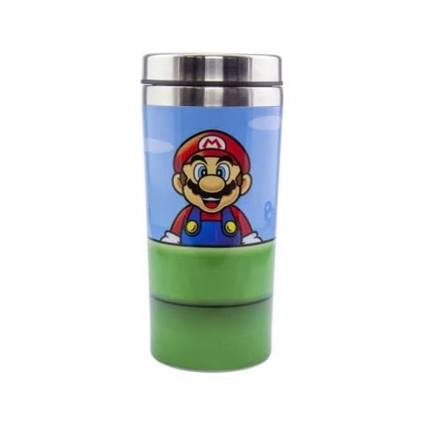 Super Mario Warp Pipe Multicolore Acciaio Inossidabile 450 Ml - Foto 3