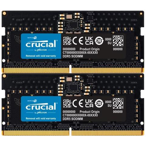 Kit 2 X Ddr5 32gb 4800mhz Sodimm ( 64gb Totali) Modulo Banco Memoria Ram Pc - Foto 5
