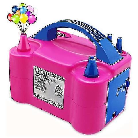 Ceither Kit pompa elettrica per palloncini, 110 V-120 V, portatile doppio ugello elettrico, pompa per palloncini elettrica per feste di compleanno, matrimonio, decorazione di Natale