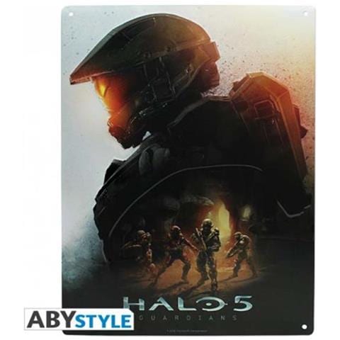 Halo - Placca In Metallo /metal Plate - Halo 5 - Foto 1