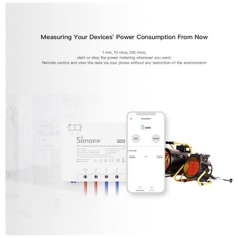 Pow R3 25a Energia Contatore Wifi Interruttore Intelligente - Foto 11