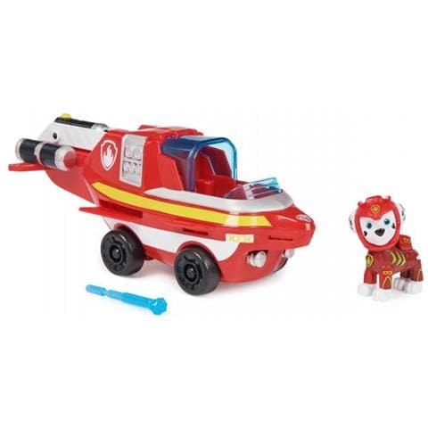 Pat 'patrouille - Marcus - Veicolo + Figurine - The Pat' Patrol Aqua Pups - Di 3 Anni - Foto 2