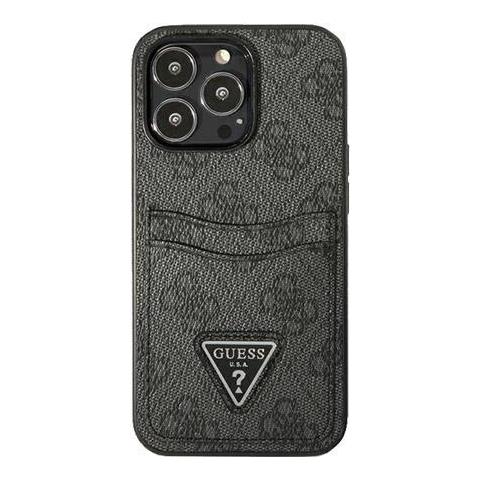 Hard Cover 4g Saffiano Double Card Fr Apple Iphone 13 Pro Black, Guhcp13lp4tpk (guhcp13lp4tpk) - Foto 1