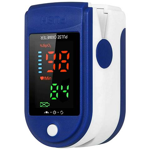 Saturimetro Lk87 Pulsossimetro Da Dito Battito Pressione Sangue Misuratore - Foto 2