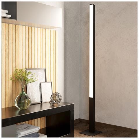 Piantana Moderna Simolaris-z Led Alluminio Nero - Foto 1