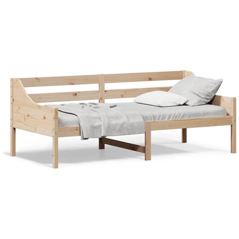 Dormeuse - Letto Per Adulti In Legno Massello Di Pino 90x200 Cm BV835836 - BonneVie - Foto 4