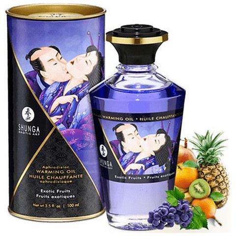 Olio Per Massaggio Erotico Frutta Esotica (100 Ml) - Foto 1