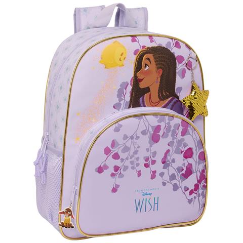 Zaino Scuola Lilla 33 X 42 X 14 Cm - Foto 1