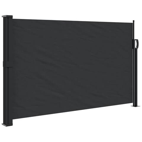 Tenda Da Sole Laterale Retrattile Nera 120x500 Cm - Foto 2