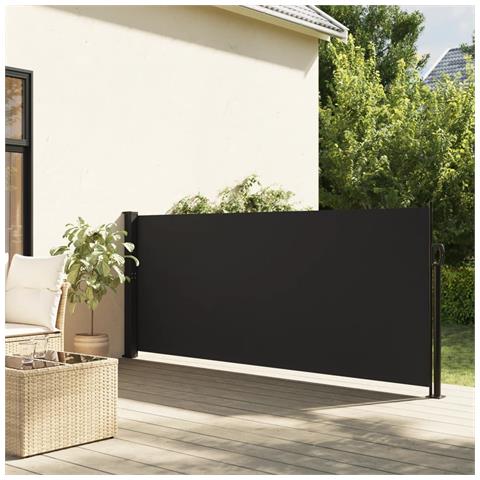 Tenda Da Sole Laterale Retrattile Nera 120x500 Cm - Foto 1