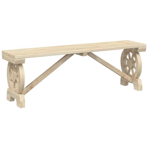 Panche Da Giardino 2 Pz In Legno Massello Di Abete - Foto 3