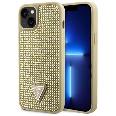 Cover Per Iphone 15 Triangle Diamond, Oro - Foto 2