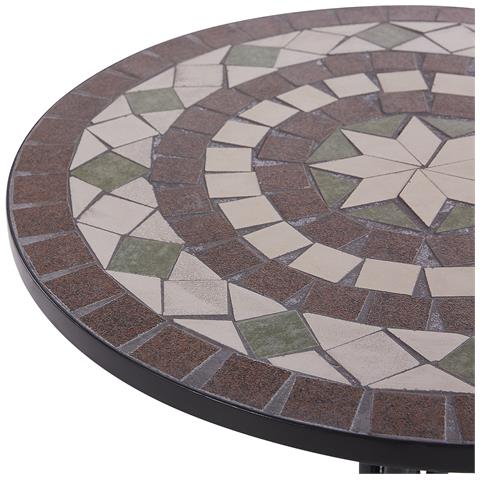 Tavolino Bistrot Cariati 60 Cm 60 Cm Nero - Foto 4