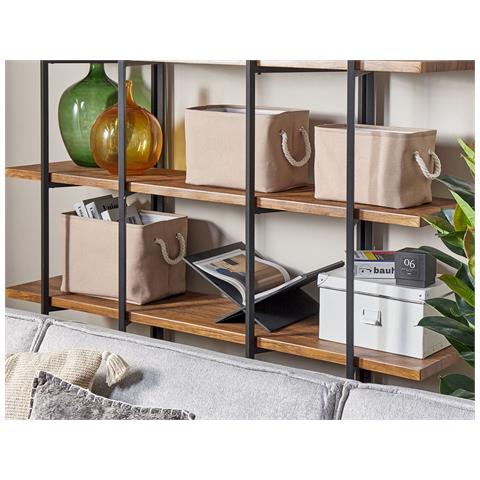 Set Di 3 Cestini Darqab Cotone Tortora - Foto 1