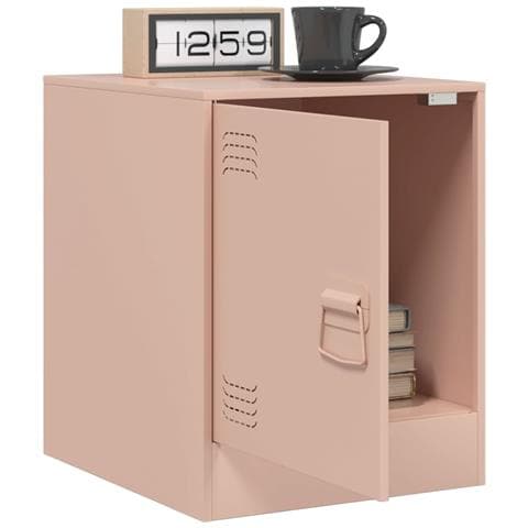 Comodini 2 pz Rosa 34,5x39x44 cm in Acciaio - Foto 2