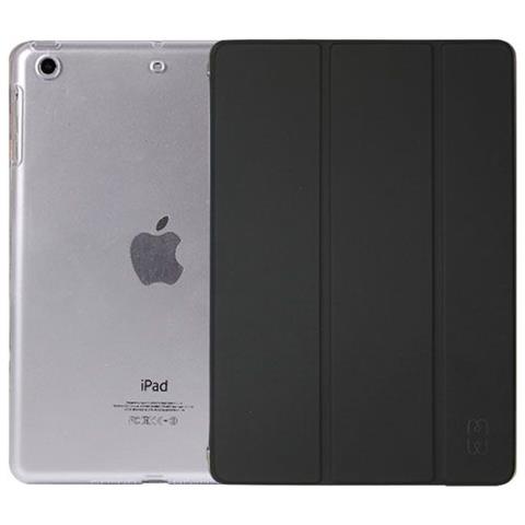 Custodia Per Ipad 10.2 2019/21 Folio Slim Polybag Con Funzione Stand, Nero - Foto 2