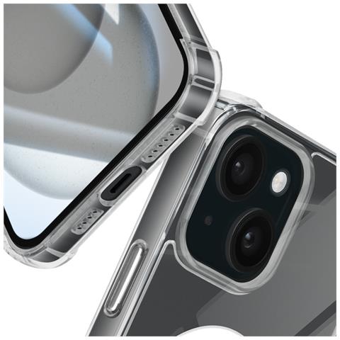 Cover Magsafe Per Iphone 15 Silicone Gel Angoli Rinforzati - Foto 5