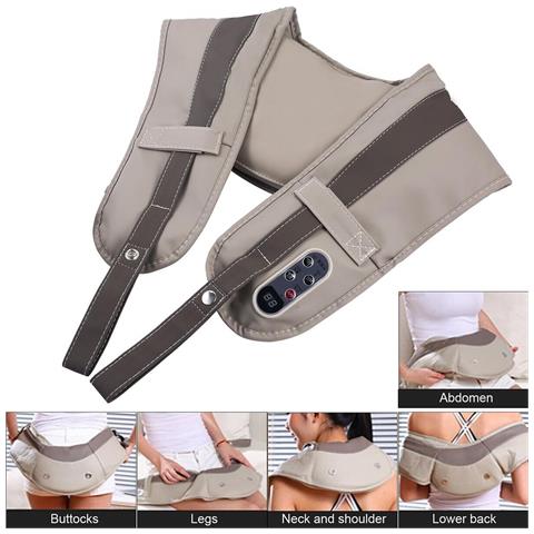 Massaggiatore Shiatsu Cervicale Collo Gambe Glutei Schiena Termico Riscldante - Foto 1