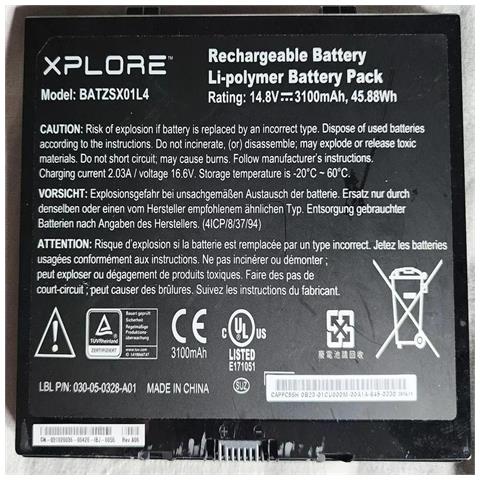 450035 Xslate R12 Batteria Aggiuntiva Batzsx01l4 Estraibile 45wh Hot-swap - Foto 5