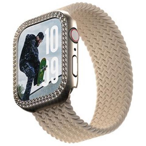 Custodia Per Apple Watch Serie 10 46 Mm Soft Bling, Oro - Foto 2