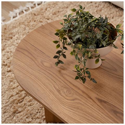 Raav Tavolino Da Caffè Design Ovale 120 Cm - Foto 2