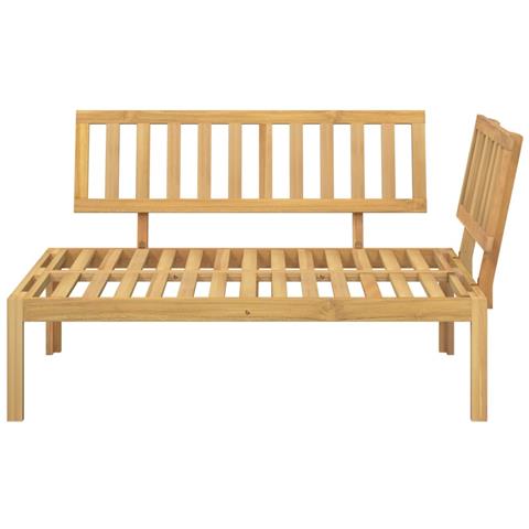 Lusso Casadino -  Divano Angolare Da Giardino Pallet In Legno Massello Di Acacia - Foto 2