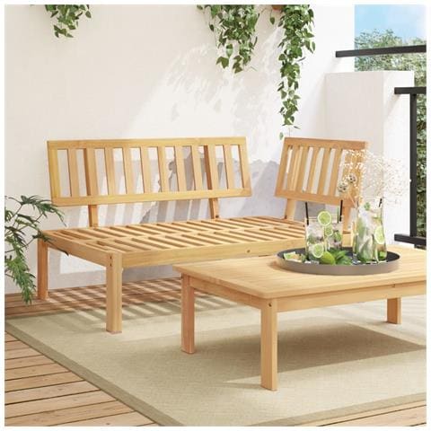 Lusso Casadino -  Divano Angolare Da Giardino Pallet In Legno Massello Di Acacia - Foto 8
