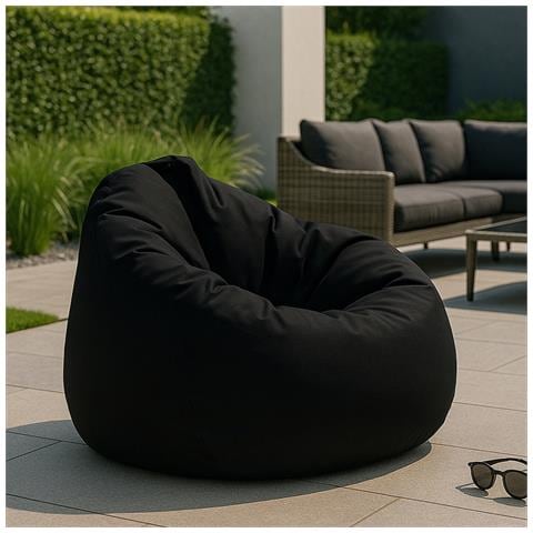 Ohau Poltrona A Sacco Da Esterno 130x115cm Nera - Foto 2