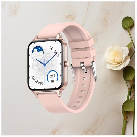 Smartwatch Con Chiamata Bluetooth E Monitoraggio Della Salute Gold - Foto 4