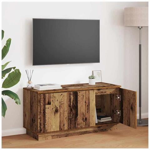mobile TV Legno invecchiato 100x38x49 cm Legno ingegnerizzato - Foto 2