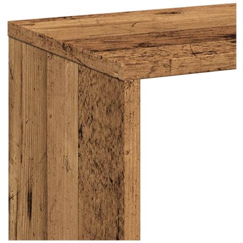Libreria Divisorio Legno Antico 67x25x161,5 cm in Truciolato - Foto 9