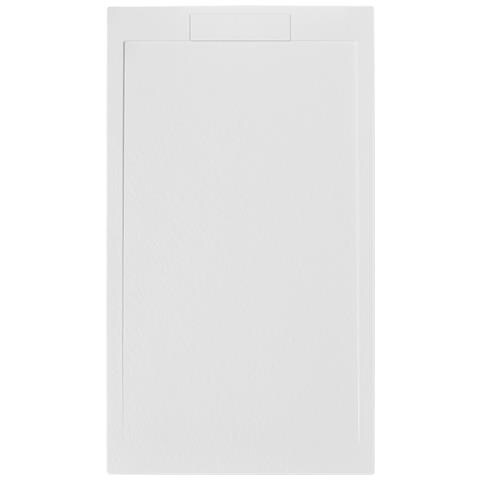 Piatto Doccia Rettangolare 180x90 Cm Effetto Pietra In Marmoresina Euphoria Bianco Atene - Foto 1